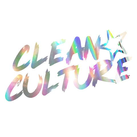 Clean Culture Stars Only Decal 6"