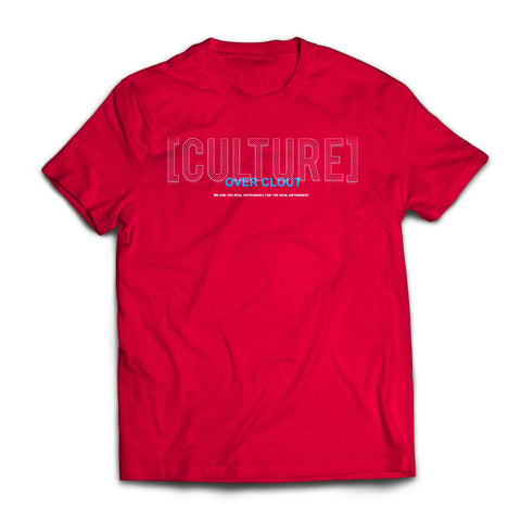 Culture Over Clout Shirt (Red)