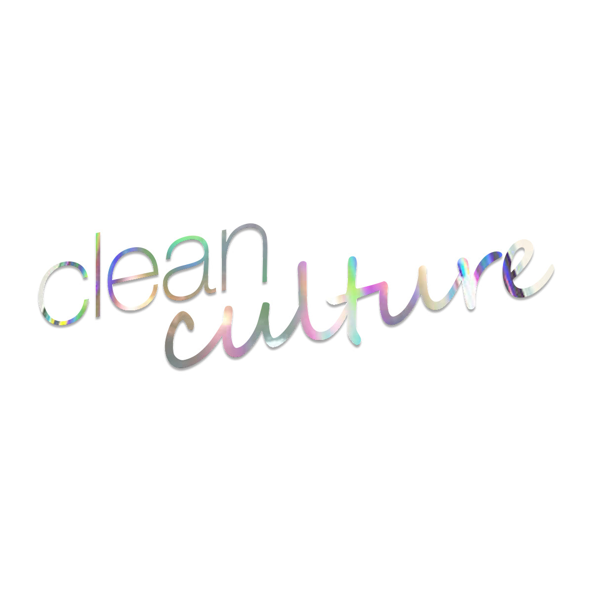Classic 6'' Clean Culture Decal