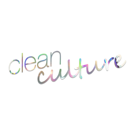 Classic 6'' Clean Culture Decal