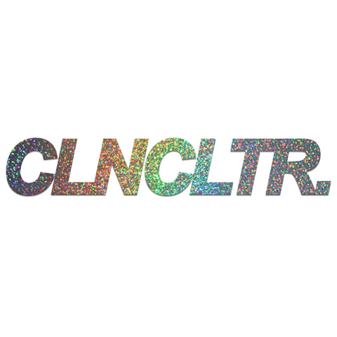 CLNCLTR 12'' Decal