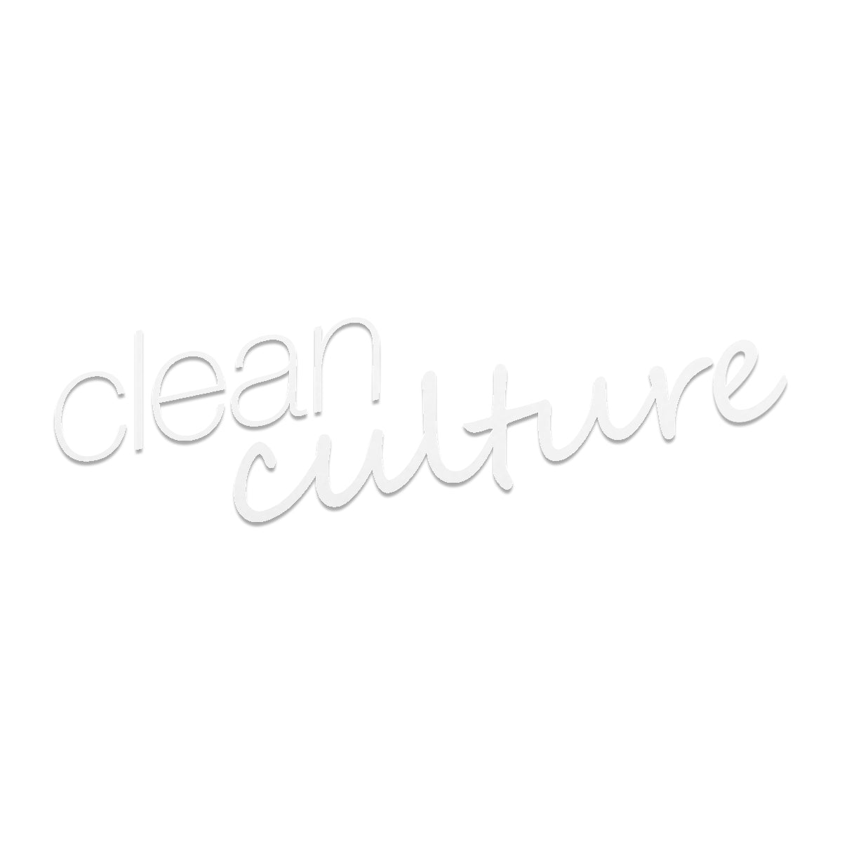 Classic 6'' Clean Culture Decal